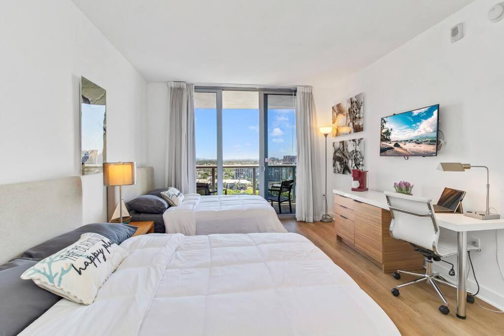 Ocean View 2Br 2Bth Hallandale Beach Miami Ft Lauderdale المظهر الخارجي الصورة